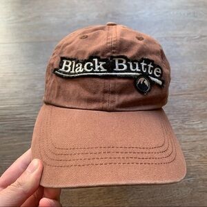 Black Butte Embroidered Hat Gear for Sports Adjust Baseball Cap